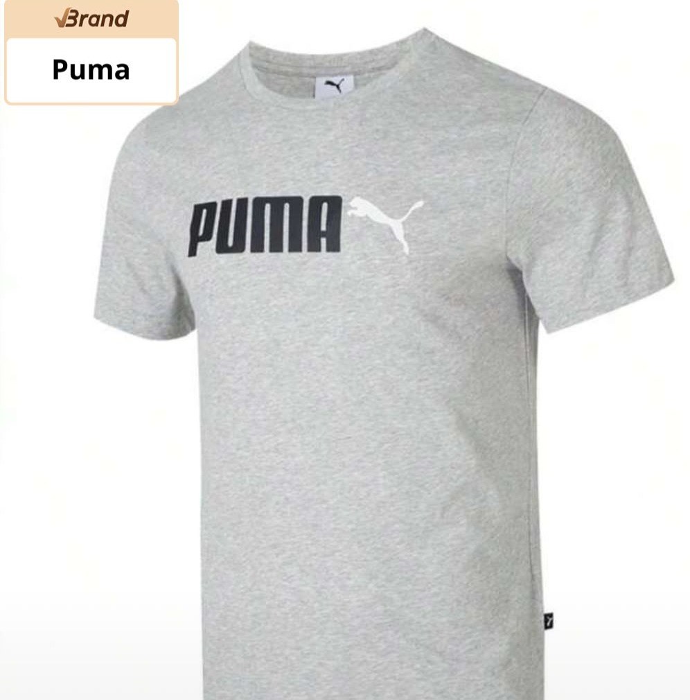 Puma Tee Round Neck Undershirt Short Sleeve T-Shirt Men Loose Fit Half Sleeve Top