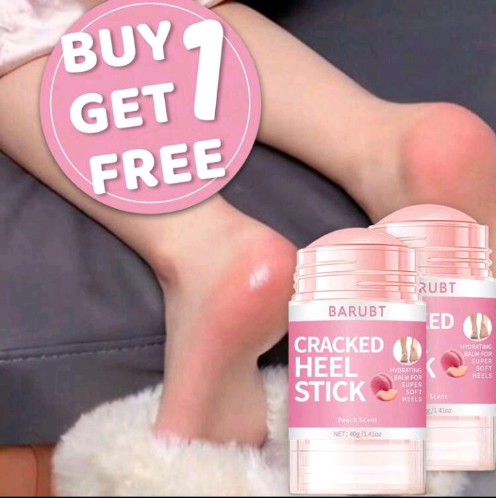 BARUBT 2 Pieces Set Peach Foot Cream, Suitable For Cracked Feet And Heels, Prevent Foot Cracks, Makes Feet Smooth And Soft, Deep Nourishing Foot Care With Squalane