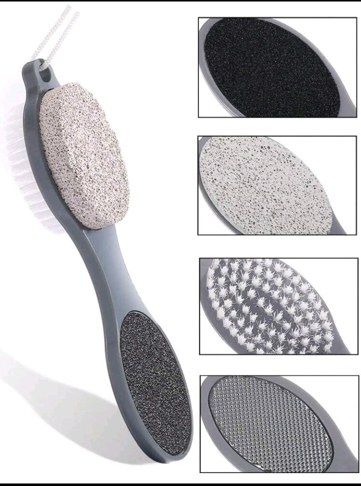 1PC Foot File Pumice Stone Dead Skin Remover Brush 4 In 1 Foot File Pedicure Grinding Tool Women Men Dry And Wet Foot Care Tool
