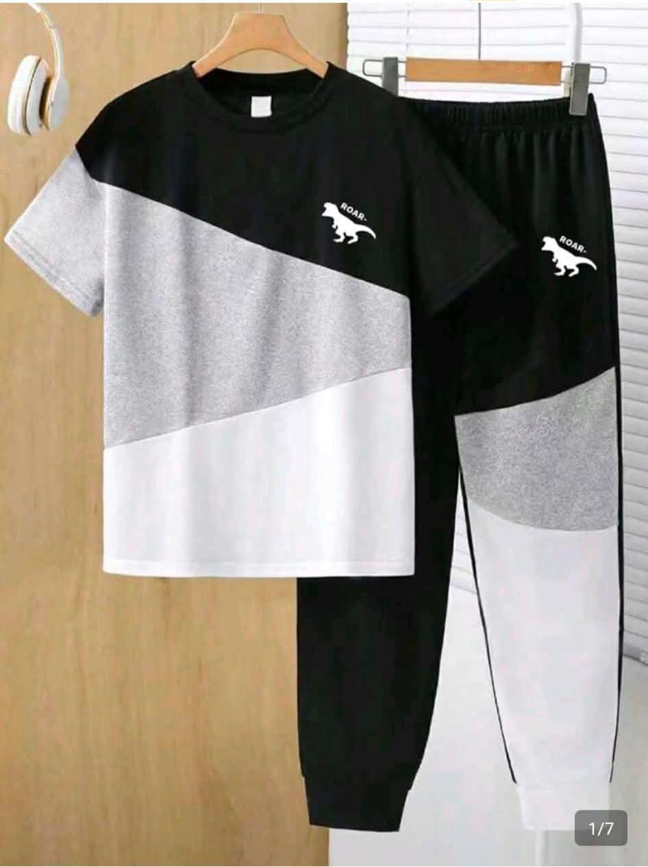 Black And White Casual Set