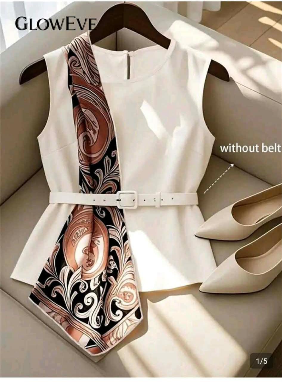 Belted Beige Trench Coat
