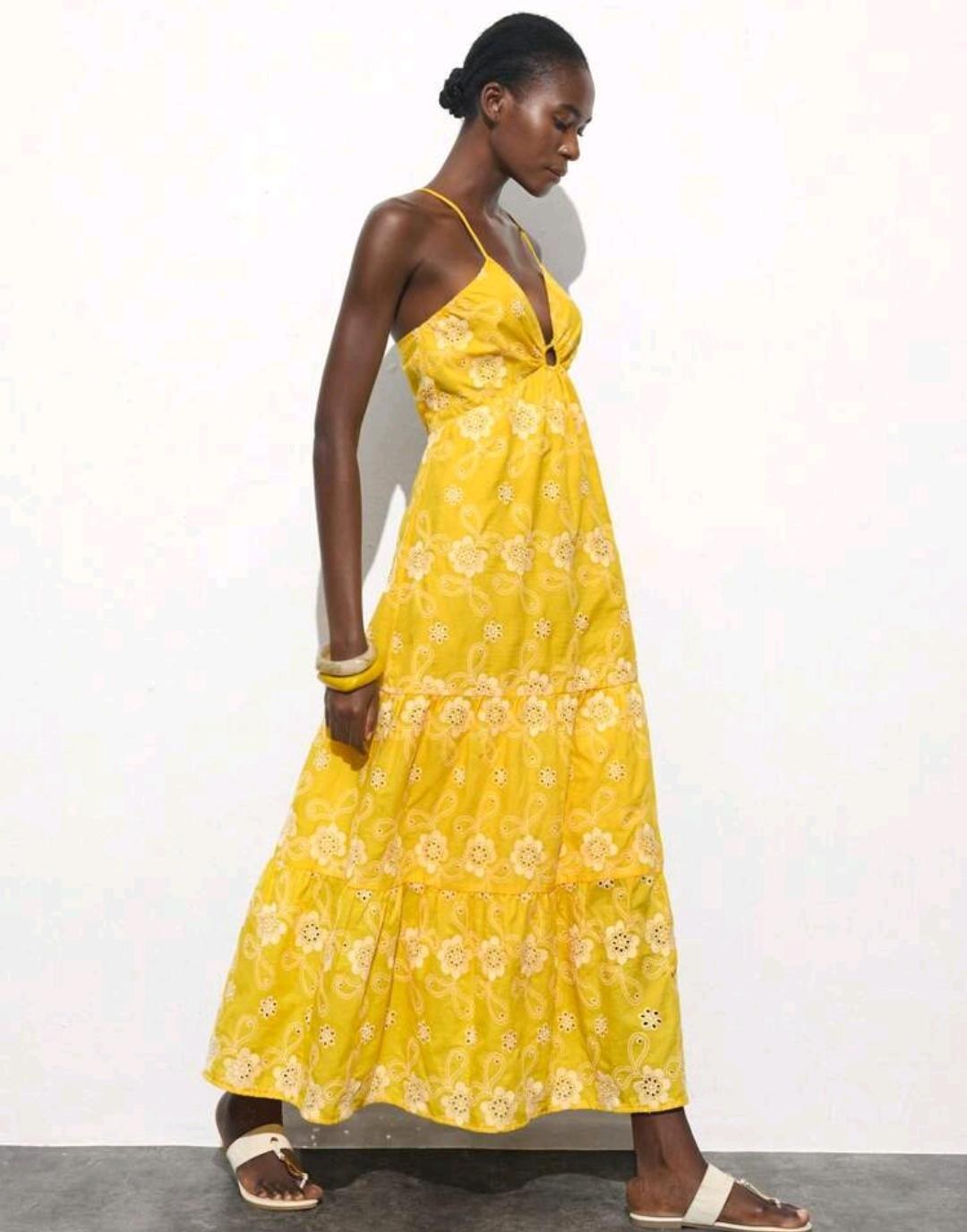 Yellow Summer Maxi Dress
