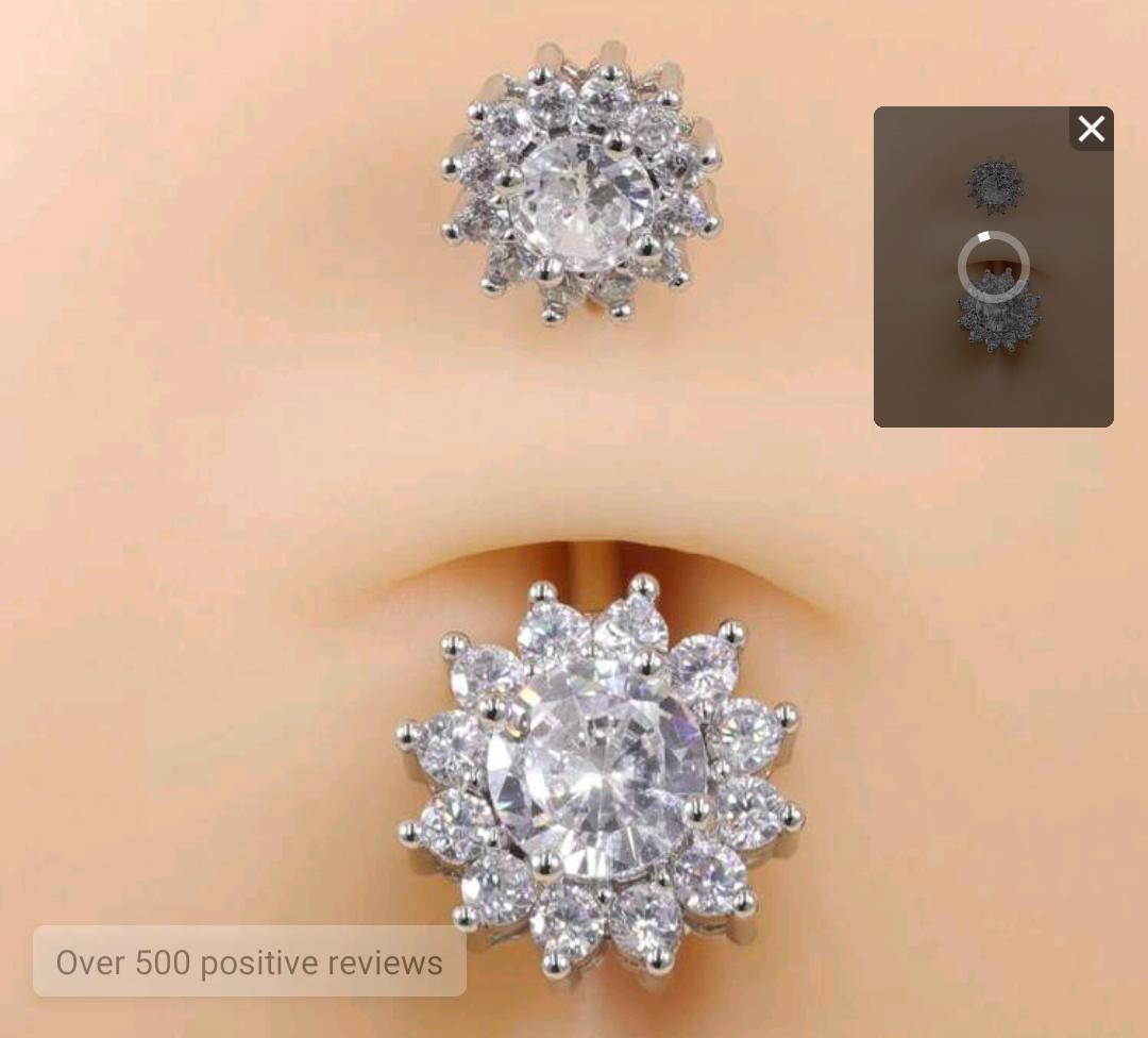 Crystal Flower Earrings