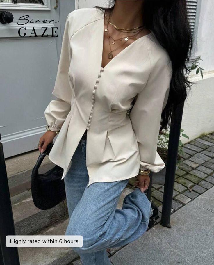 Grey Hoodie & Denim Look