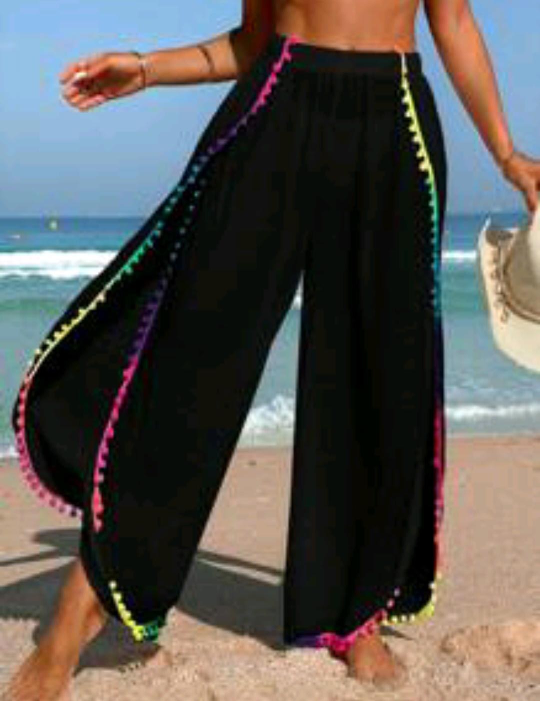 Black Flowy Pants