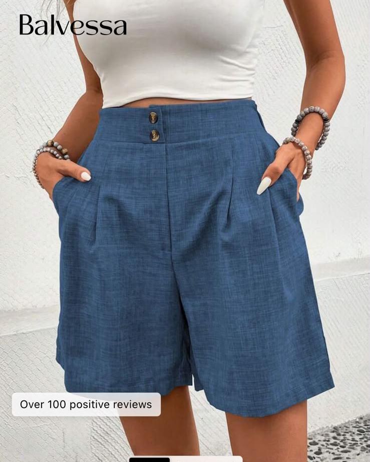 Denim Bermuda Shorts
